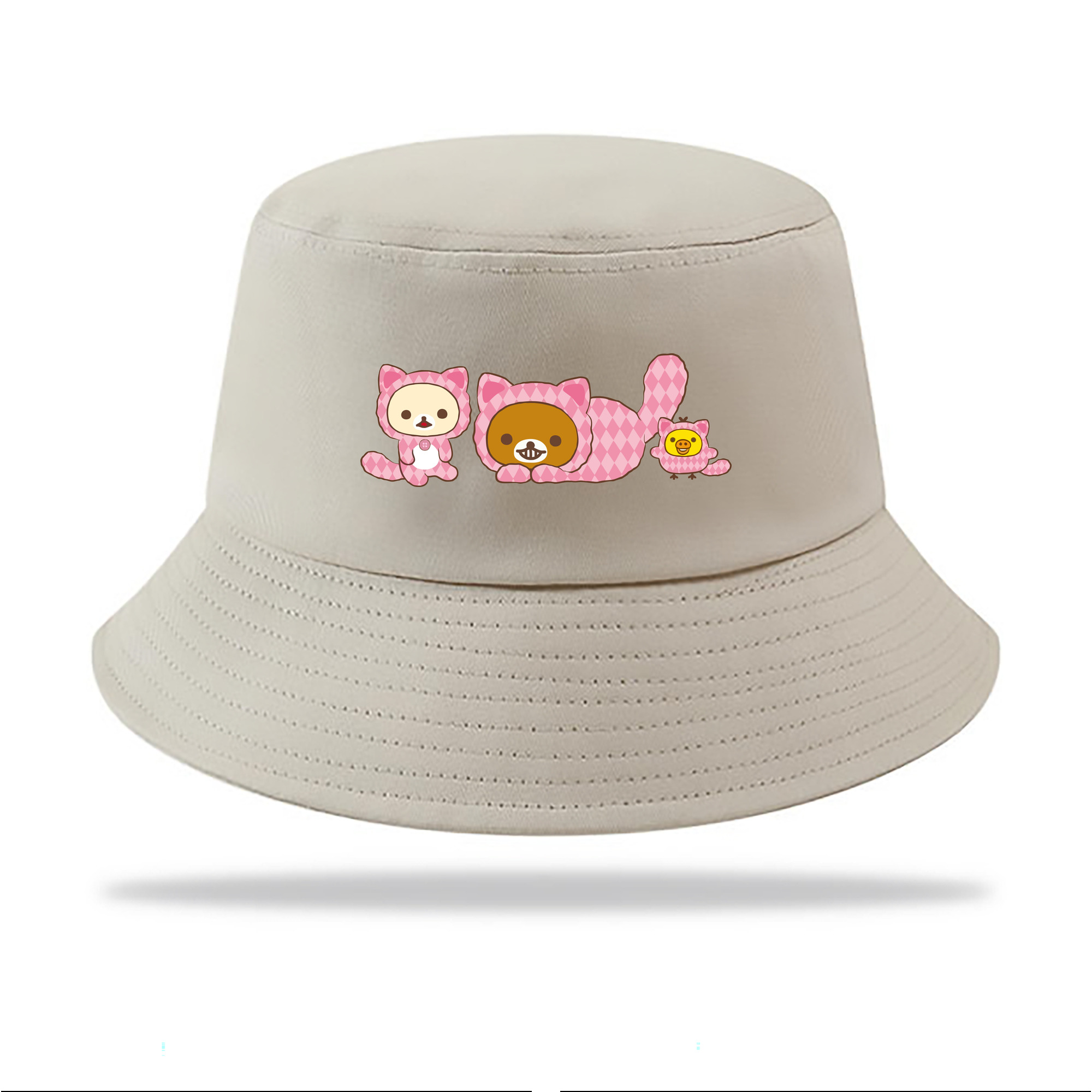 （画像用） リラックマ リラックマ キイロイトリ Rilakkuma Korilakkuma Kiiroitori アウトドア日除けバケットハット